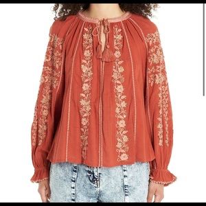 NEW Ulla Johnson handmade Rima Blouse size 4